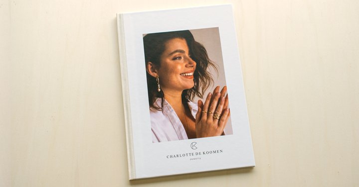 Portfolio boek drukken - Creatief portfolio voorbeeld