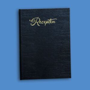 receptenboek invulboek zwart