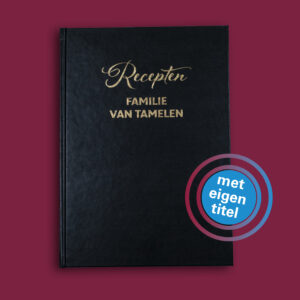 gepersonaliseerd receptenboek invulboek